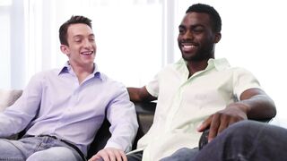 Tanner Bradley Stretches Ass On Taye Knight's Raw Black Cock